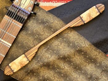 Lap Bar: Zebrawood with Purple Heart