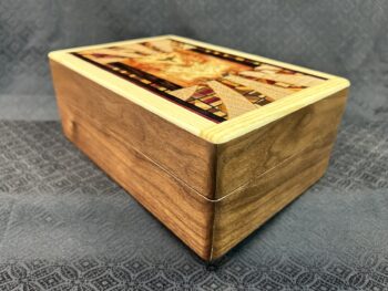Tea Box: Walnut w/ 336-pc top in Ash - Image 2