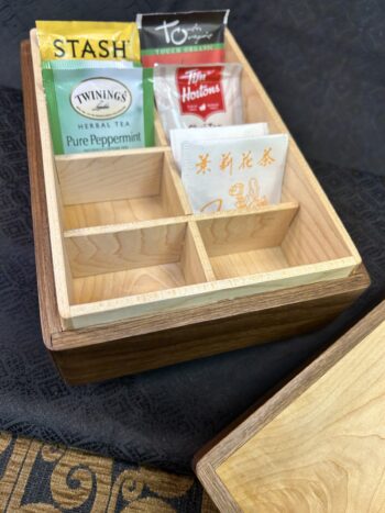 Tea Box: Walnut w/ 336-pc top in Ash - Image 4