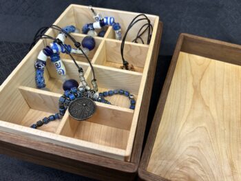Tea Box: Walnut w/ 336-pc top in Ash - Image 5