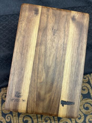 Tea Box: Walnut w/ 285-pc top in Osage Orange - Image 6