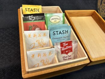 Tea Box: Tigerwood w/ 196-pc top in Purple Heart - Image 4