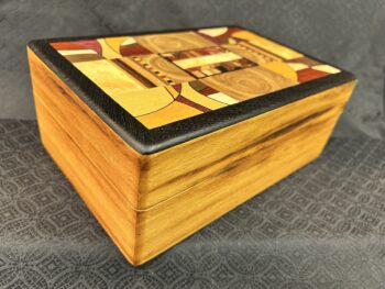 Tea Box: Tigerwood w/ 213-pc top in Wenge - Image 2
