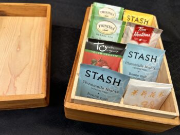 Tea Box: Tigerwood w/ 213-pc top in Wenge - Image 4