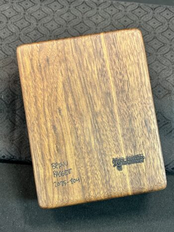 MID Sized Box: Walnut w/ 179 pc top in Padauk - Image 4