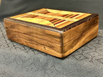 MID Sized Box: Walnut w/ 120 pc top in Wenge - Image 2