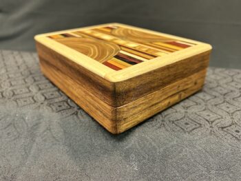 MID Sized Box: Walnut w/ 57 pc top in Maple - Image 2