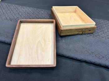 MID Sized Box: Walnut w/ 57 pc top in Maple - Image 3