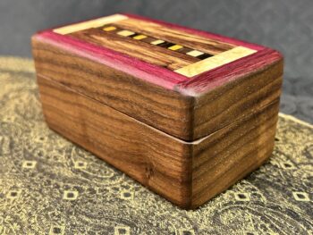 MINI: Walnut with 24-pc framed in Purple Heart - Image 2