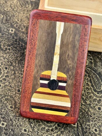 MINI: Arbutus with 42-pc framed in Bloodwood (guitar motif)