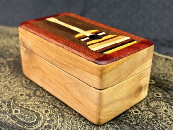 MINI: Arbutus with 42-pc framed in Bloodwood (guitar motif) - Image 2