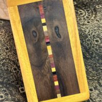MINI: Curly Cherry with 28-pc framed in Osage Orange