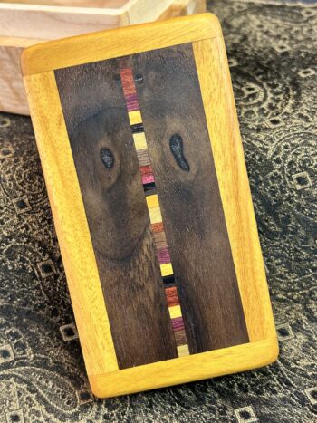 MINI: Curly Cherry with 28-pc framed in Osage Orange