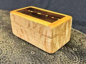 MINI: Curly Cherry with 28-pc framed in Osage Orange - Image 2