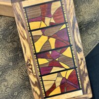 Full Size: Cherry w/ 350-pc top in Zebrawood