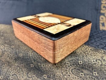 MID Size Box: Mahogany w/ 100-pc top framed in Wenge - Image 2