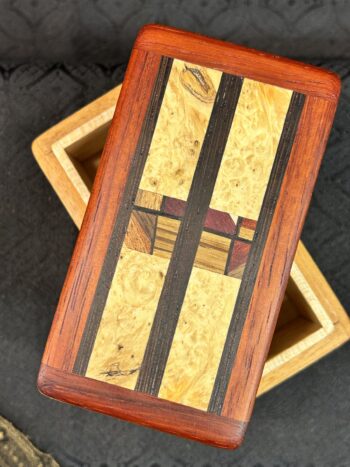 MINI: Tigerwood with 33-pc framed in Padauk