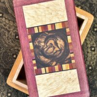 MINI: Tigerwood with 65-pc framed in Purple Heart