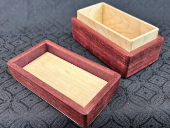 MINI: Purple Heart with 86-pc framed in Maple - Image 3