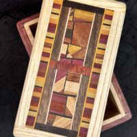 MINI: Purple Heart with 134-pc framed in Ash
