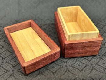 MINI: Purple Heart with 58-pc framed in Painted Poplar - Image 3